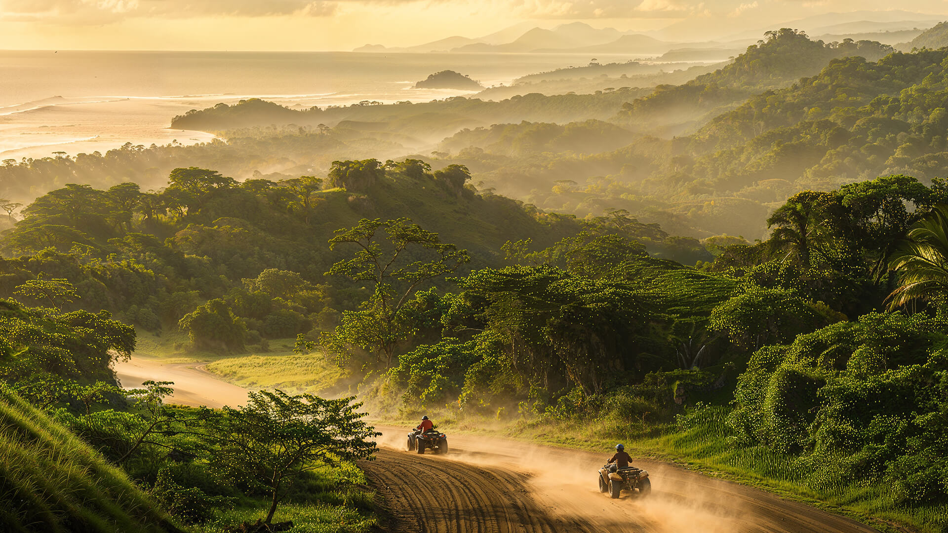 Beginner-friendly and adventurous off-road ATV trails in Tamarindo, Costa Rica