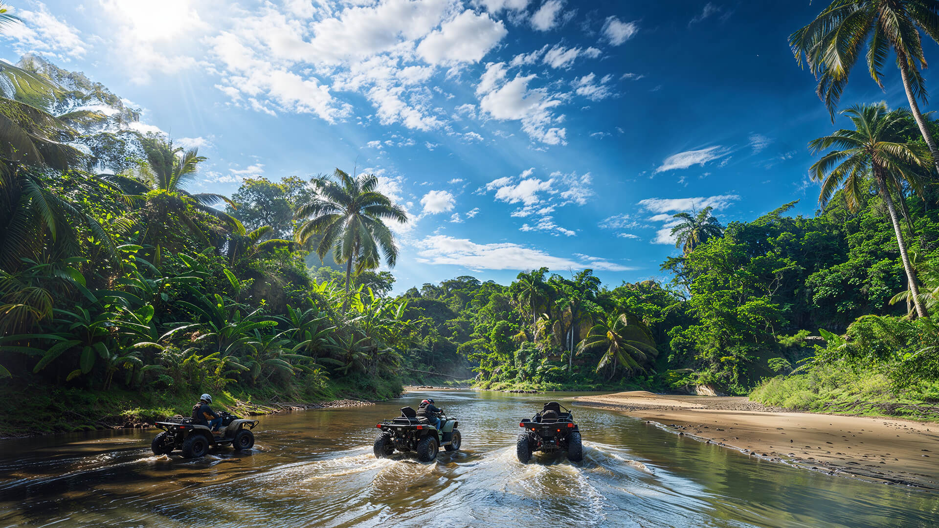 Costa Rican wildlife and lush greenery along the Tamarindo ATV tours