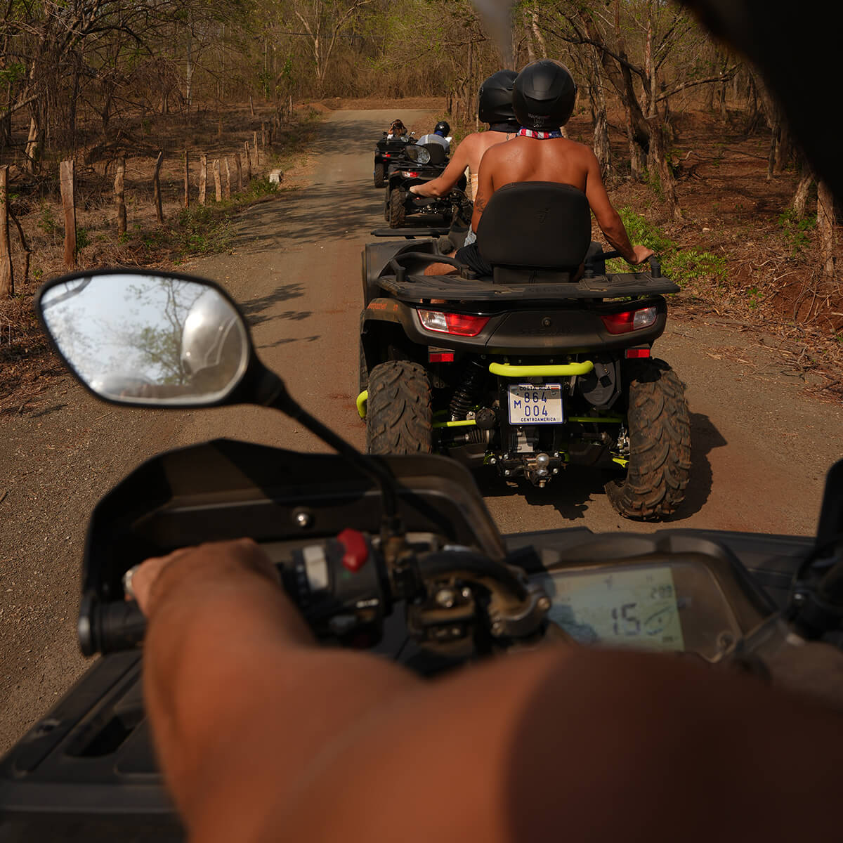 beginner friendly ATV Tours Tamarindo Group Fun